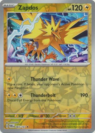 065/167 Zapdos RH - Twilight Masquerade