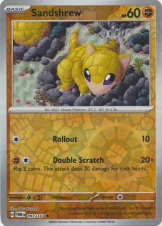 097/167 Sandshrew RH - Twilight Masquerade