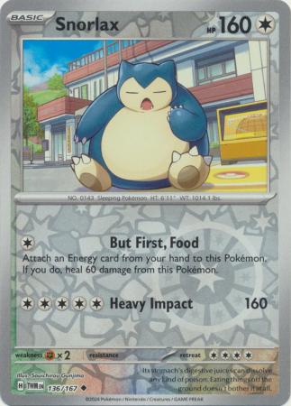 136/167 Snorlax RH - Twilight Masquerade