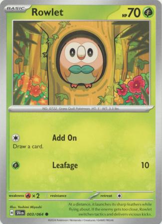 003/064 Rowlet - Shrouded Fable