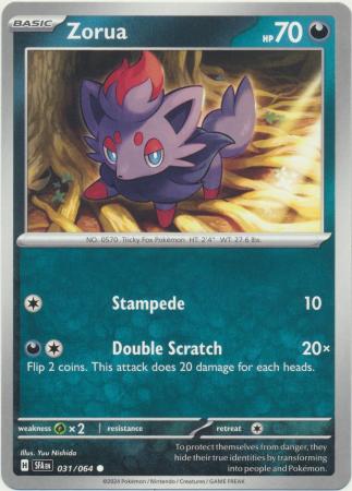 031/064 Zorua - Shrouded Fable