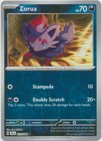 031/064 Zorua RH - Shrouded Fable