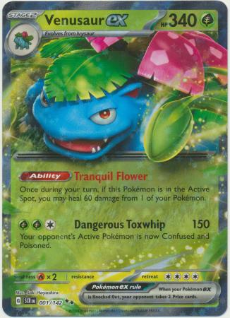 001/142 - Venusaur ex - Stellar Crown