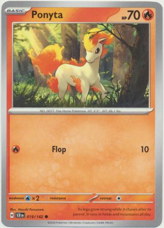 019/142 - Ponyta - Stellar Crown