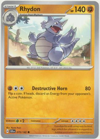 075/142 - Rhydon - Stellar Crown