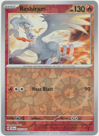 022/142 - Reshiram RH - Stellar Crown