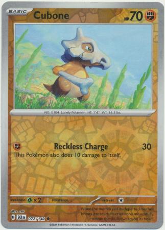 072/142 - Cubone RH - Stellar Crown