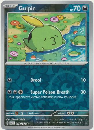 091/142 - Gulpin RH - Stellar Crown