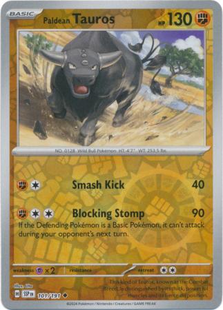 101/191 Paldean Tauros RH - Surging Sparks