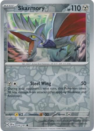 124/191 Skarmory RH - Surging Sparks