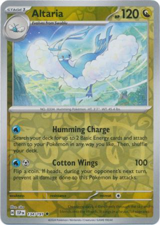 134/191 Altaria RH - Surging Sparks