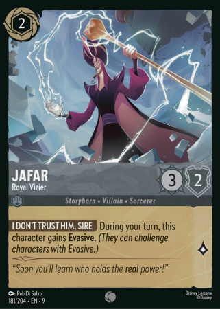 181/204 - Jafar - Royal Vizier - Cold Foil - Fabled
