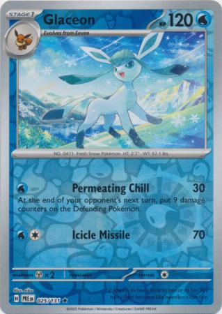 025/131 - Glaceon RH - Prismatic Evolutions