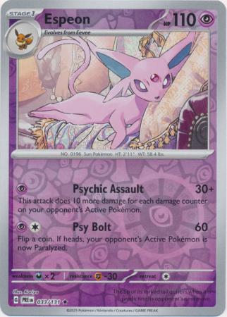 033/131 - Espeon RH - Prismatic Evolutions