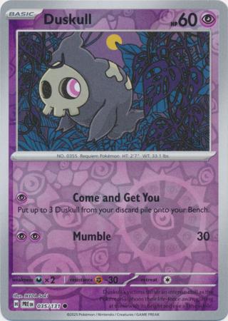 035/131 - Duskull RH - Prismatic Evolutions