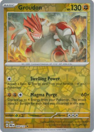 049/131 - Groudon RH - Prismatic Evolutions