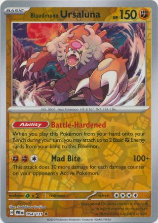 054/131 - Bloodmoon Ursaluna RH - Prismatic Evolutions