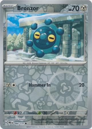 066/131 - Bronzor RH - Prismatic Evolutions