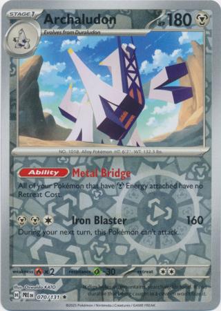 070/131 - Archaludon RH - Prismatic Evolutions