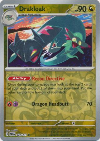 072/131 - Drakloak RH - Prismatic Evolutions