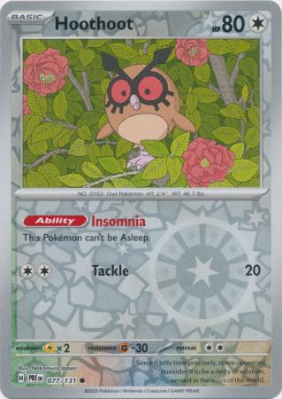 077/131 - Hoothoot RH - Prismatic Evolutions