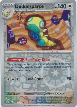 080/131 - Dudunsparce RH - Prismatic Evolutions