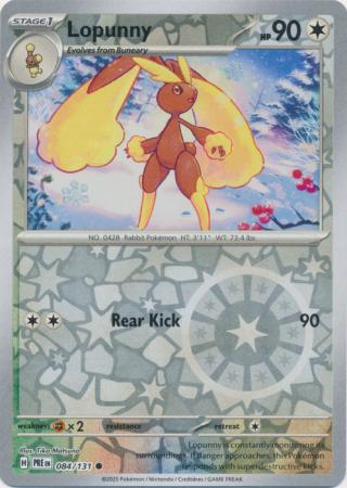 084/131 - Lopunny RH - Prismatic Evolutions