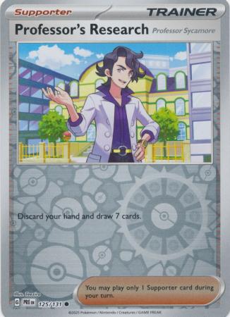 125/131 - Professor's Research - Professor Sycamore RH - Prismatic Evolutions