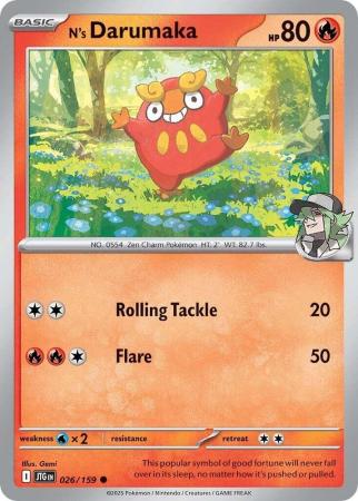 026/159 - N's Darumaka - Journey Together