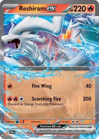 030/159 - Reshiram ex - Journey Together