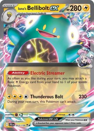 053/159 - Iono's Bellibolt ex - Journey Together