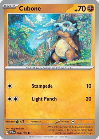 076/159 - Cubone - Journey Together