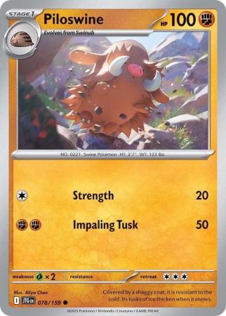 078/159 - Piloswine - Journey Together