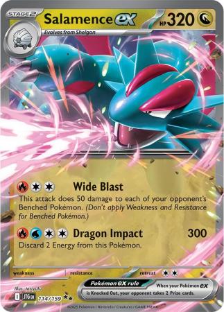 114/159 - Salamence ex - Journey Together