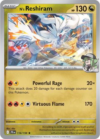 116/159 - N's Reshiram - Journey Together