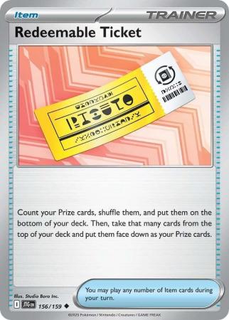 156/159 - Redeemable Ticket - Journey Together