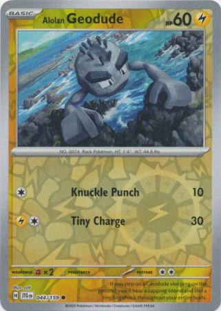 044/159 - Alolan Geodude RH - Journey Together