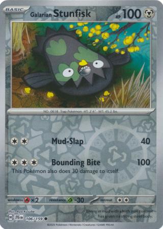 106/159 - Galarian Stunfisk RH - Journey Together