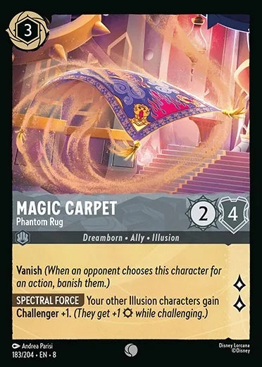 183/204 - Magic Carpet – Phantom Rug - Reign of Jafar