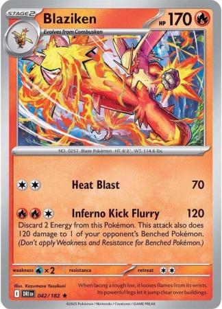 042/182 - Blaziken - Destined Rivals