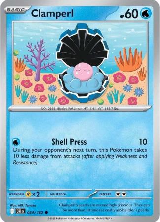 054/182 - Clamperl - Destined Rivals