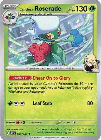 008/182 - Cynthia's Roserade - Destined Rivals
