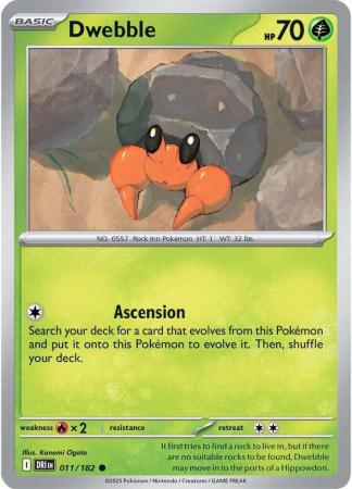 011/182 - Dwebble - Destined Rivals