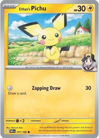 071/182 - Ethan's Pichu - Destined Rivals