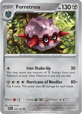 140/182 - Forretress - Destined Rivals