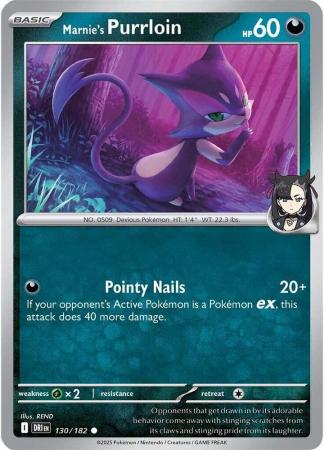 130/182 - Marnie's Purrloin - Destined Rivals