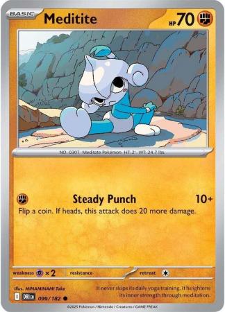 099/182 - Meditite - Destined Rivals