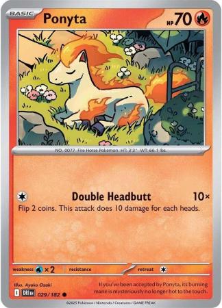 029/182 - Ponyta - Destined Rivals