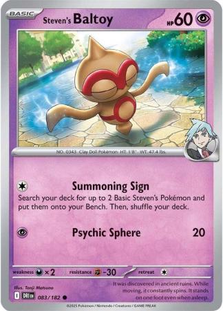 083/182 - Steven's Baltoy - Destined Rivals