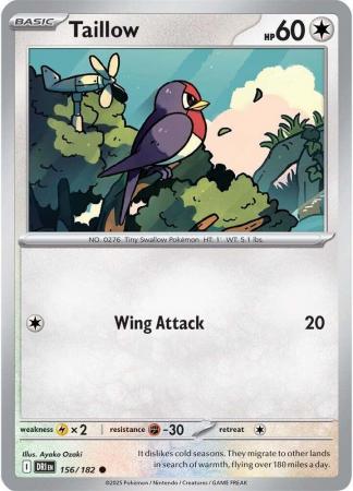 156/182 - Taillow - Destined Rivals